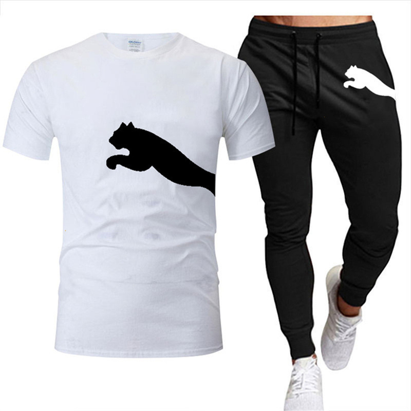 2022 AliExpress New Letter Printing Set Men's Pants Casual Pants + T-shirt Sports Pants European and American Fashion Brand 2022 AliExpress New Letter Printing Set Men's Pants Casual Pants + T-shirt Sports Pants European and American Fashion Brand