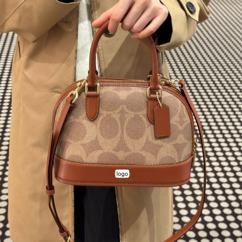 Koujia ファッションレトロ老眼シェルバッグ女性のための 2025 新しい多用途レディースショルダーバッグクロスボディバッグトレンディ|undefined
