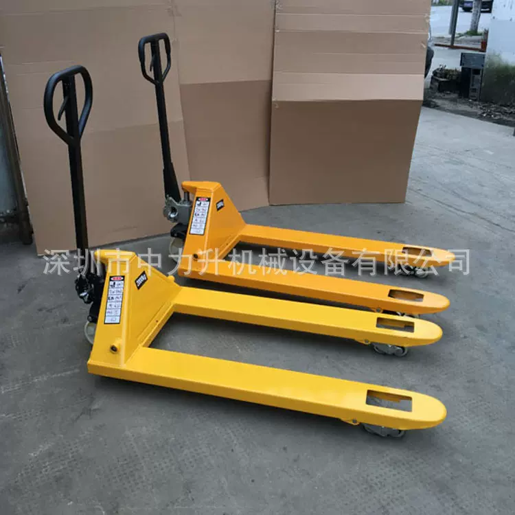 2吨3吨5吨10吨手动叉车搬运车手推油压叉车 手拉托盘车地牛铲车