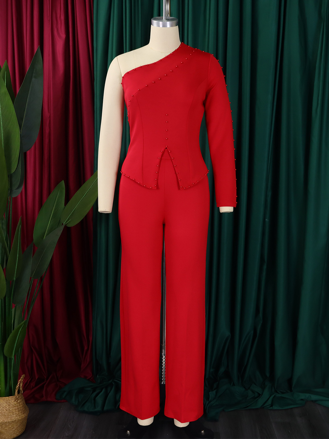 Täglich Frau Elegant Klassischer Stil Einfarbig Elasthan Polyester Hosen-sets Hosen-sets display picture 22