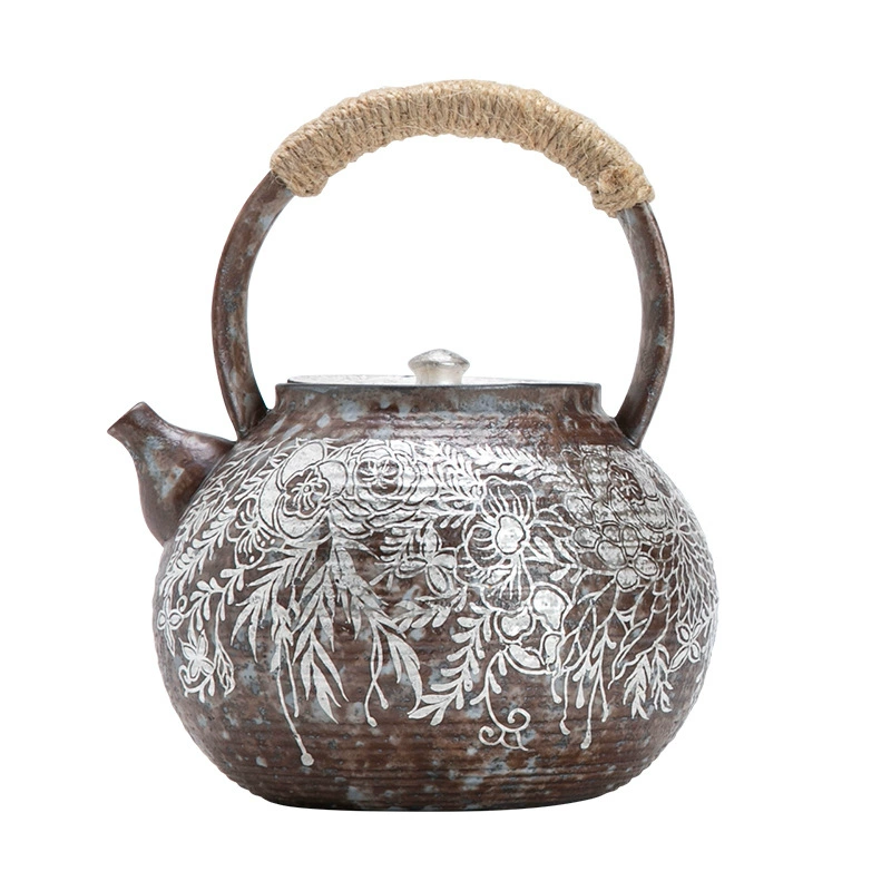 Retro ceramic filter, creative teapot, tea
