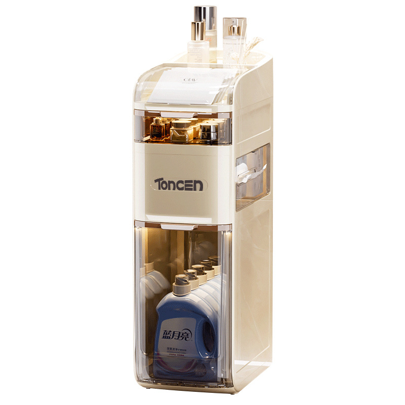 Gabinete de almacenamiento de ranura estrecha estilo cajón Gabinete de ranura multifuncional de baño Sala de estar Gabinete de almacenamiento de gran capacidad Gabinete de acabado de esquina