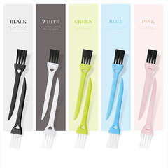 Manufacturer supplies razor brushes, crevice cleaning brushes, grooved brushes, mini brushes, brushes
