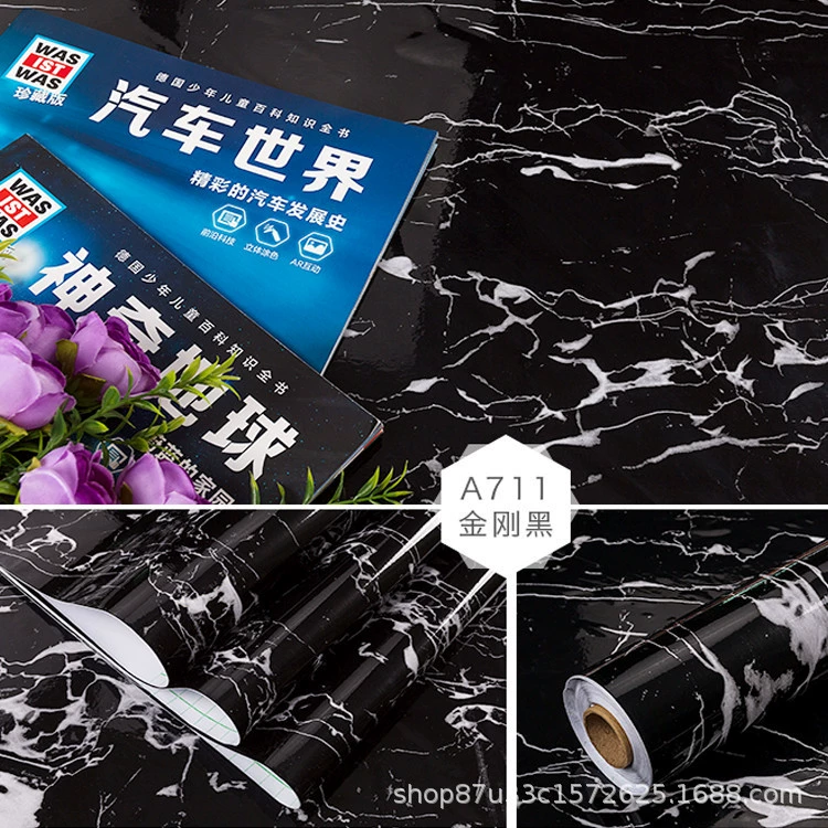 Marble patch, table sticker, self-adhesive cooker, waterproof wallpapers on wall