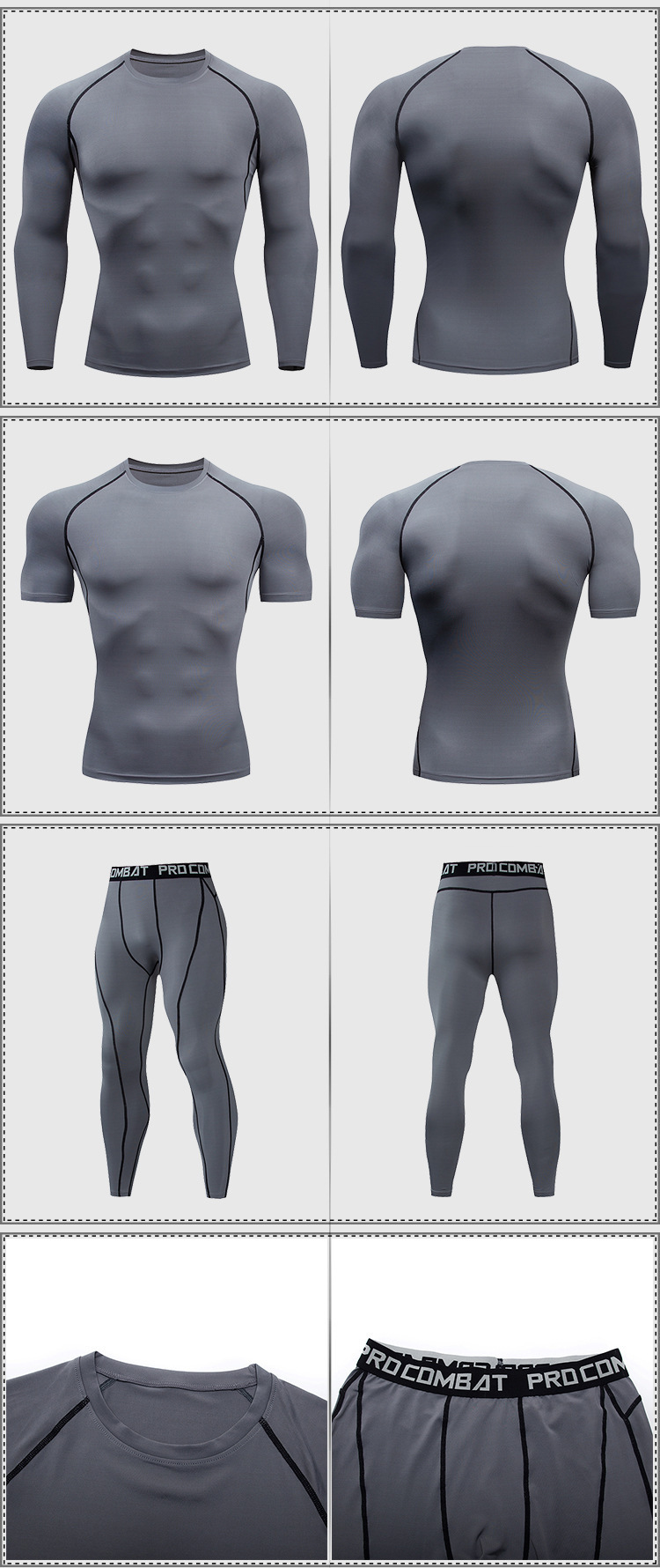 Women's Clothing Men's Animation Sportswear Set Tights Fitness Shorts Base Layer Quick Drying Running Track And Field Training High Elasticity_ecoleips.com