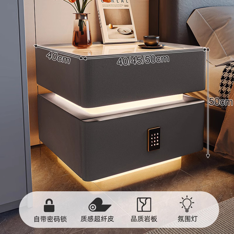 Mesa de cabezal de cama inteligente lujosa luj