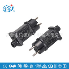 欧规美规DC12V 1.0A电源适配器 IP44电源圣诞产品开关电源防雨12W