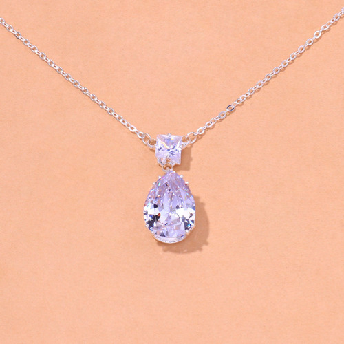 Amazon Simple Jewelry Set Bridal Accessories Wedding Necklace Earrings Set