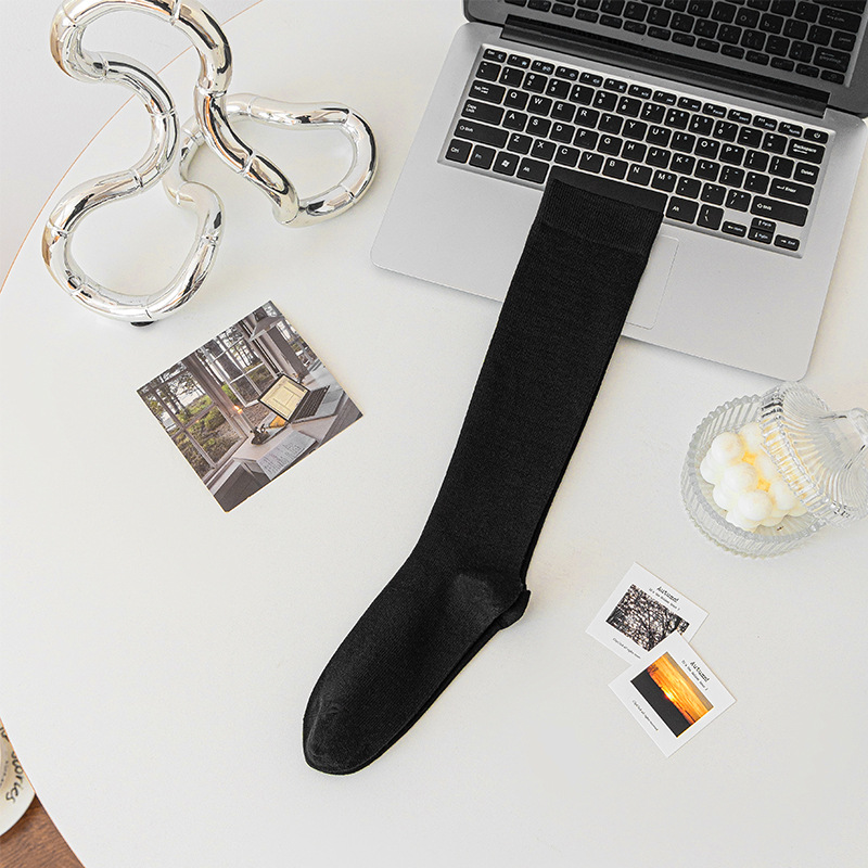 【송아지 양말】블랙