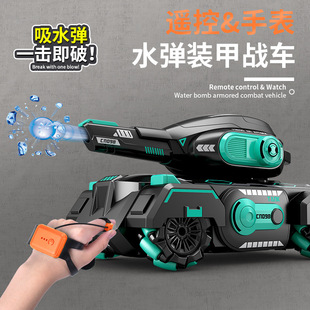 Tiktok Trending Remote Control Tank Toy Car for Kids with Gesture Sensor, Lights, Music, Cross-Border Stunt Car, Cool for Street Vending