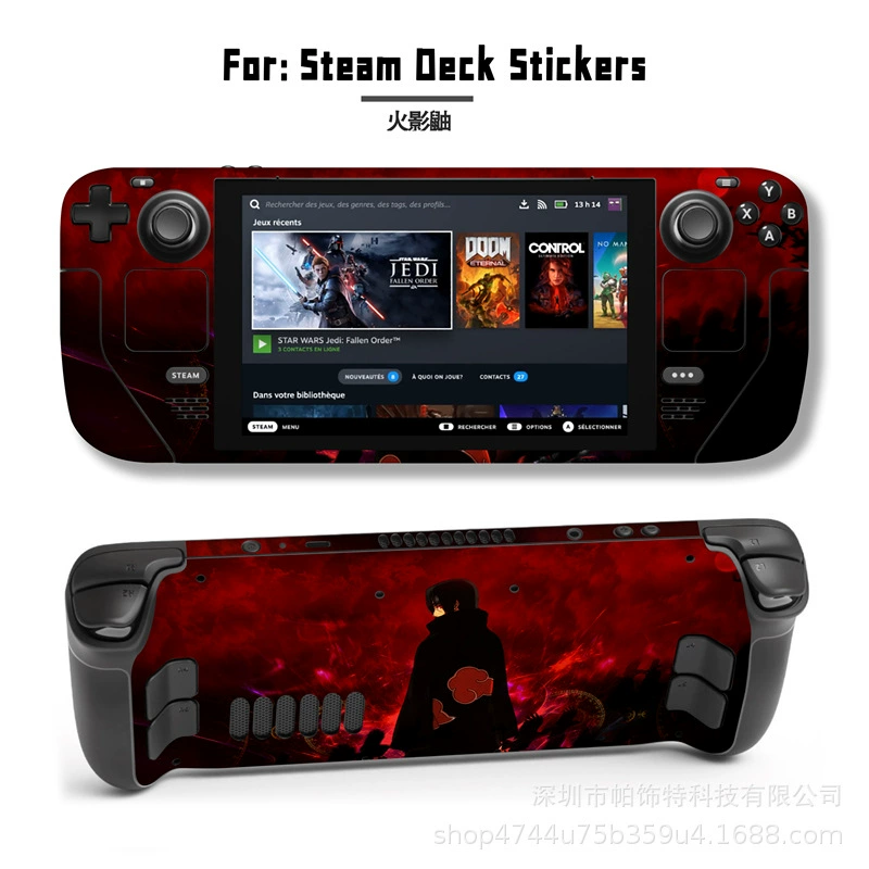 Подходит для наклейки Steam Deck, наклейка на Steam Deck Patch, Steam Panda, вручную, персональный пиксель