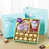 Blue gift box, 25 cells