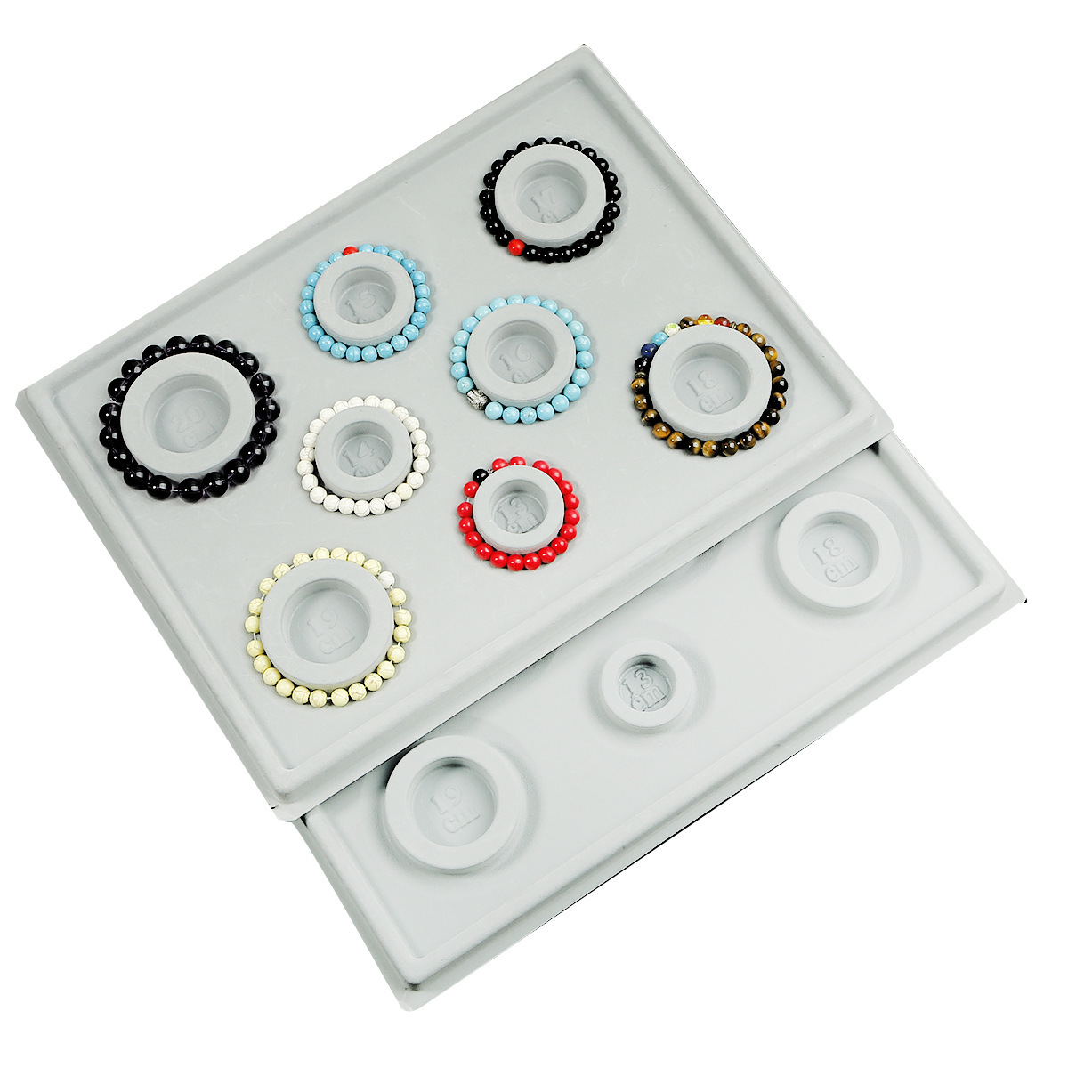 Material PE joyería de flojo hecha a mano DIY diseño de cuerdas de disco collar de cuentas artículos de cuentas a granel cuentas disco vacío image 4
