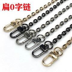 Guangzhou supply new 0-word flat necklace iron versatile fashionable unisex necklace iron chain DIY wholesale