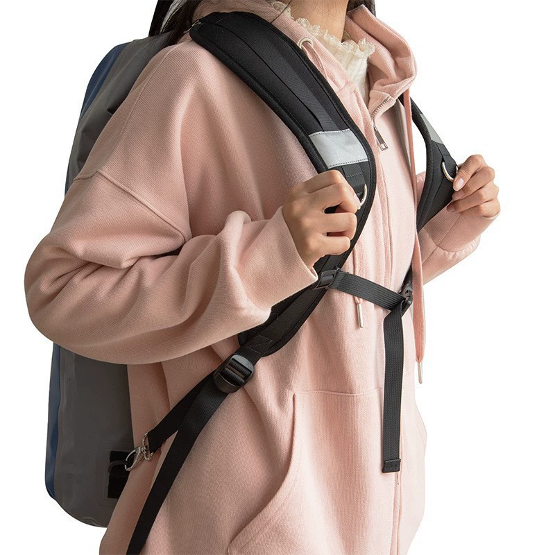 Открытый двойной плечевой рюкзак дрейфовый мешок декомпрессионный амортизирующий ремень эластичная водолазная ткань водонепроницаемый плавательный мешок заменяет плечевой ремень