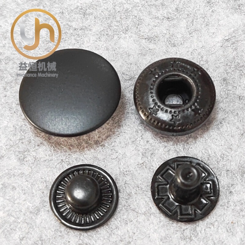 17mm surface paint with 831 three pieces of black bronze copper snap button large white button down jacket button