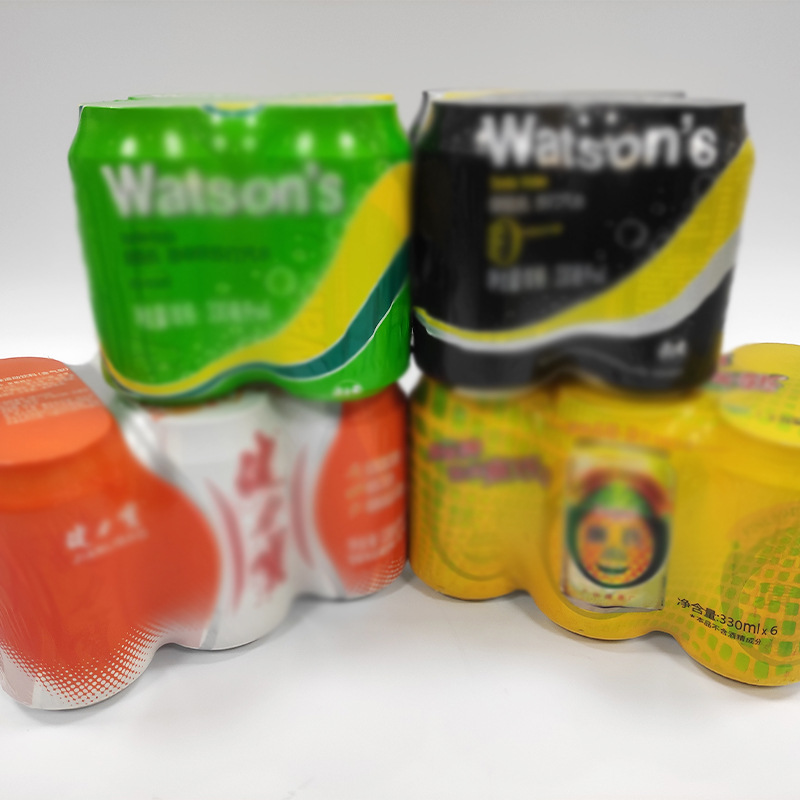 Película de tubo de película de una sola pieza plegable embalaje de bebidas tamaño transparente al por mayor