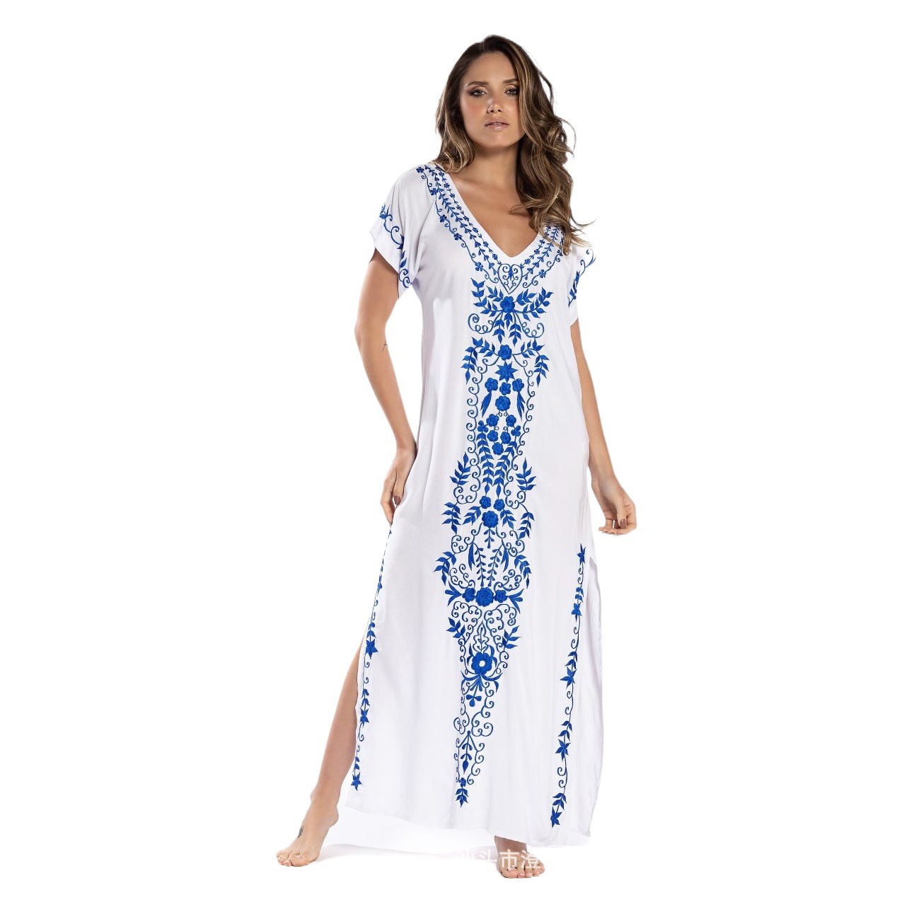 Ebay Amazon Sun Protection Swimsuit Uv Protection Beach Bikini Casual Beachwear Dress Waterproof Cover