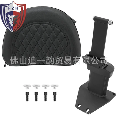 rear backrest 18-23, Motorcycle cushion - small-black-pole