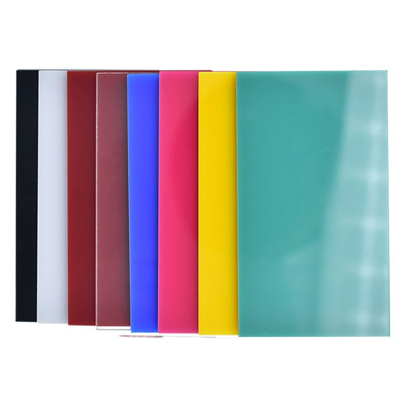 Акриловая пластина высокая прозрачная пластина из оргстекла лазерная гравировка перфорированная Гибка УФ-печать прозрачная цветная пластина оптом