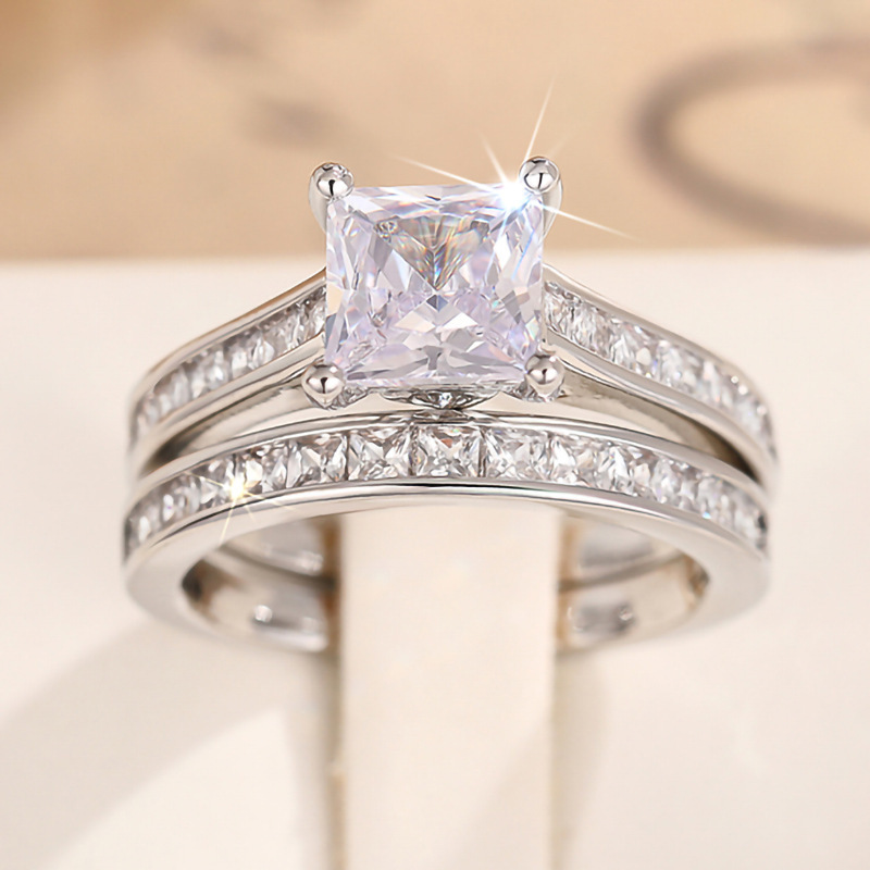 E-commerce AliExpress ebay Amazon supply fashion women's engagement ring r645-r4320a