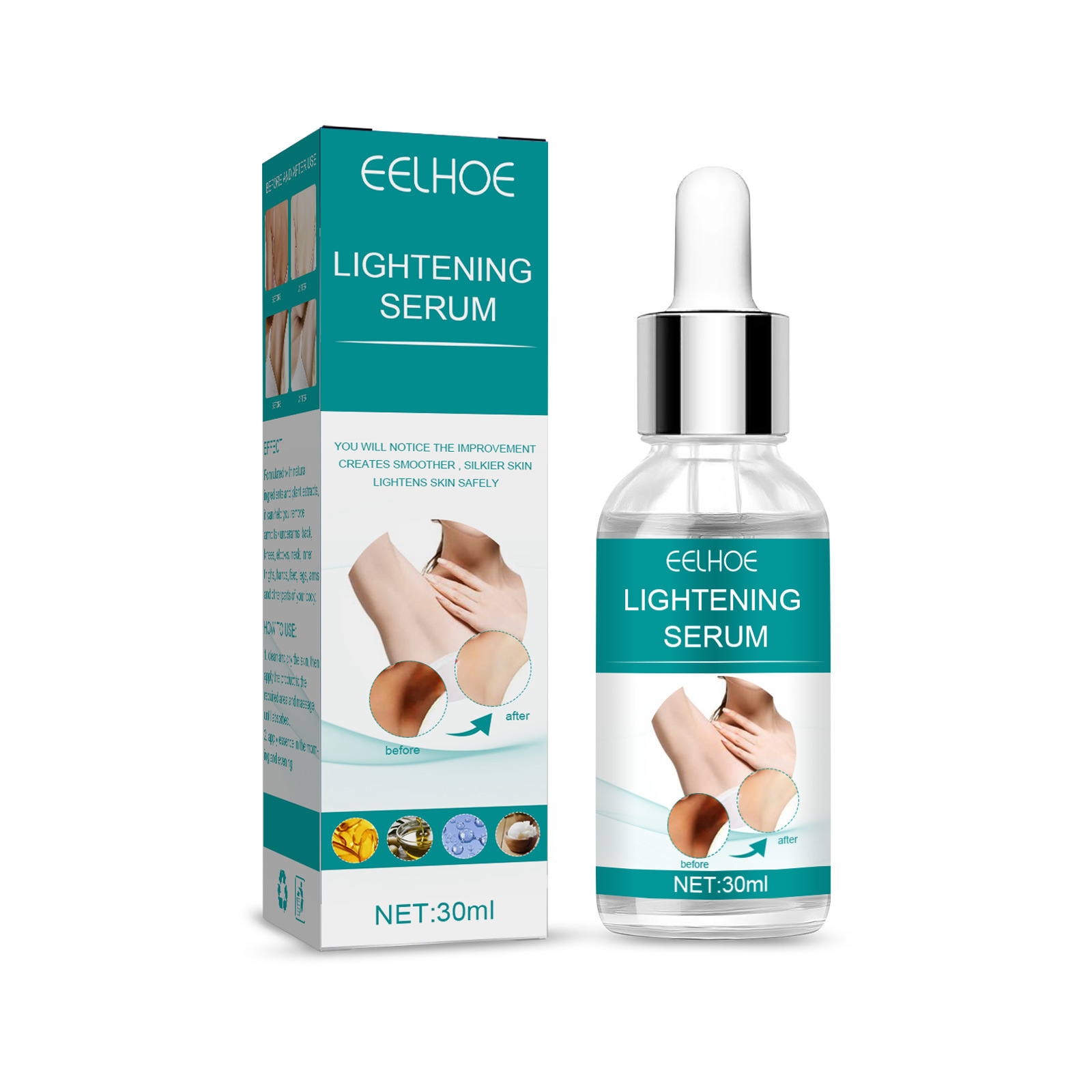 EELHOE beauty essence crema per macchie nere ascella bianca ginocchio riparazione della pigmentazione della pelle del corpo_voghion.com