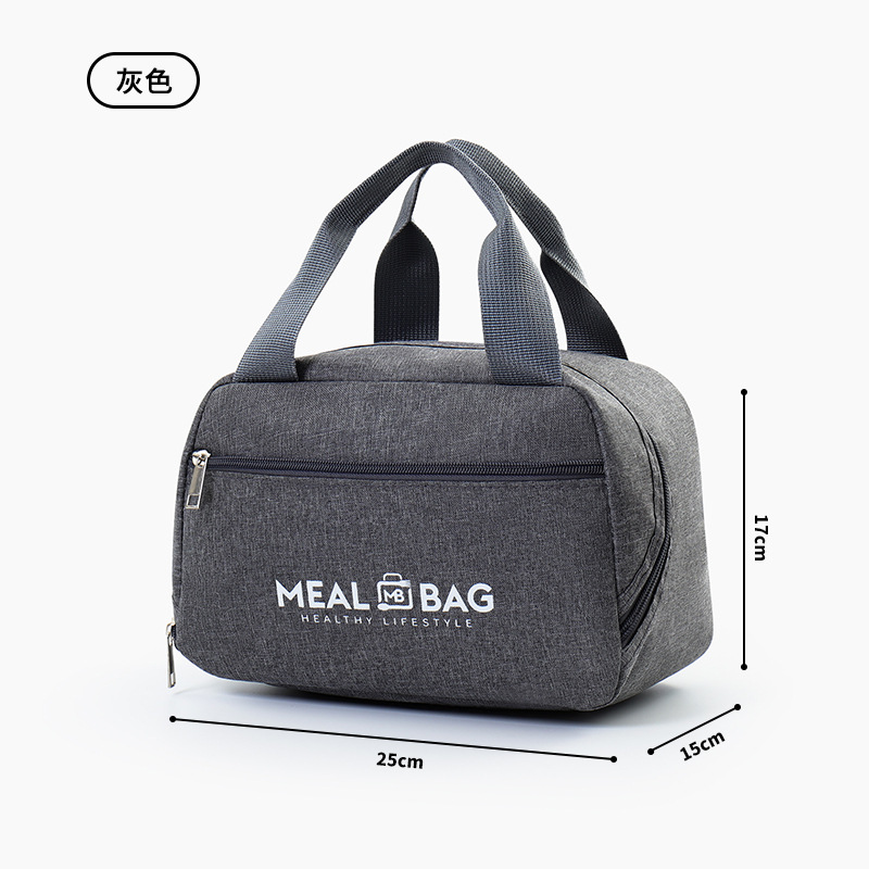 Nueva bolsa de lonchera portátil de tela Oxford para ir al trabajo y a la escuela con comida, bolsa de aislamiento, bolsa de almuerzo, bolsa de viaje, bolsa de almuerzo