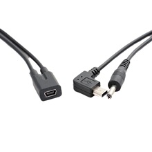 ͨ��Mini5pĸ�^һ�ֶ���ӹ�USB��늾�GPS������mini��+DC3.5���^