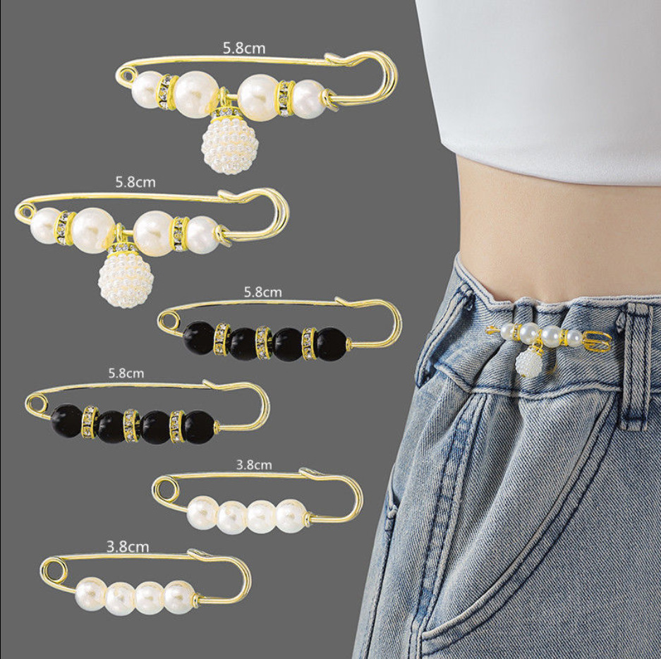 Collection Belt Buckle Waist Of Trousers Small Artifact Collection Waist Of Trousers Pin Fixed Pants Anti-exposure Brooch Buckle Skirt Adjustable Buckle display picture 4