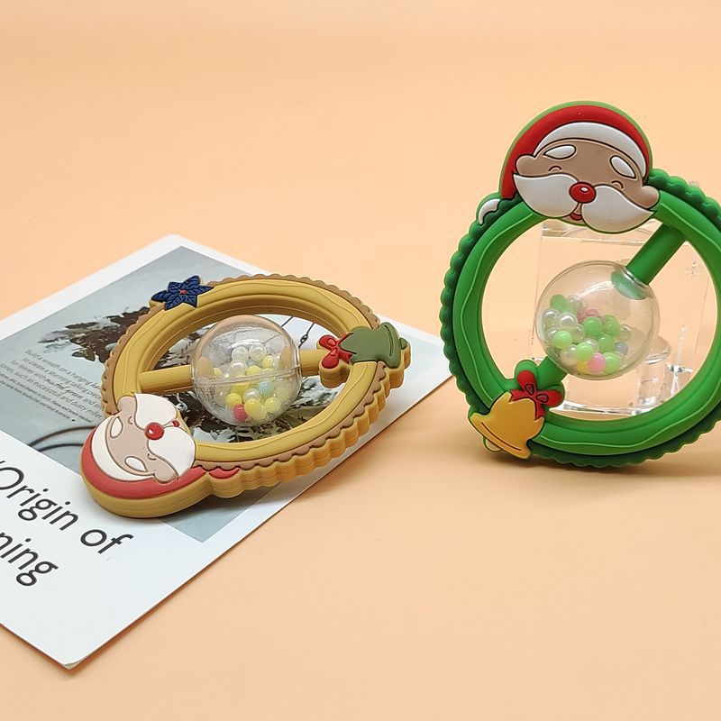 Anillo de goma de diente para bebés pequeños, campana tranquilizadora, juguetes para bebés de 0 - 1 años de edad, agarre y mordida palillos molares para la educación temprana.
