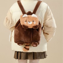 爱尚优双肩包小熊包冬季暖背包秋冬卡通手提包手拎包仔包包便携包