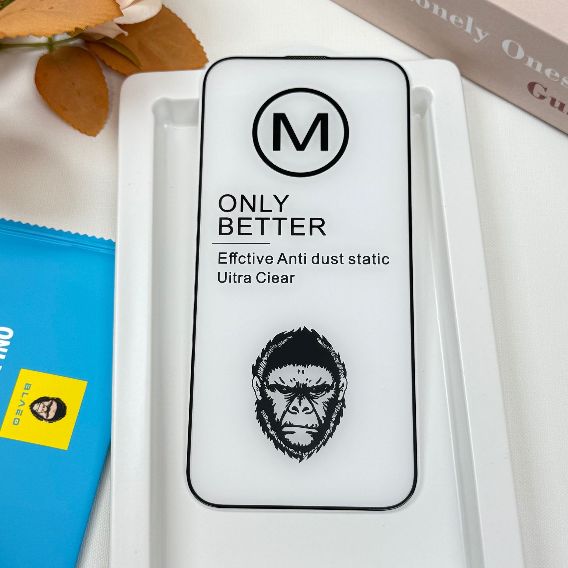 Gorilla HD Película de vidrio templado Serie Apple A prueba de explosiones, mejora, huellas dactilares, polvo, HD, antivisera