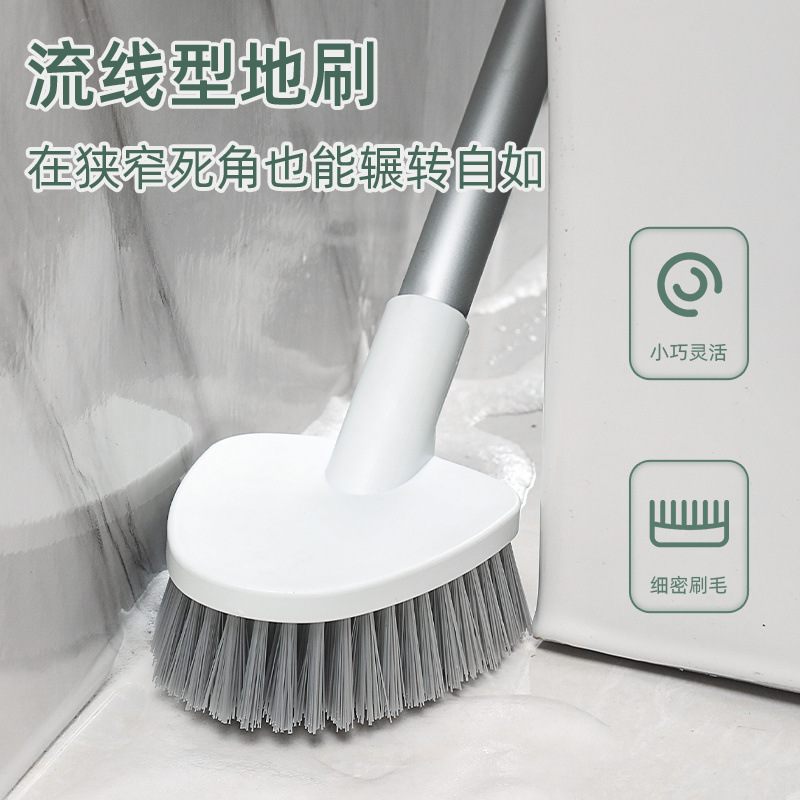 Cepillo de inodoro doméstico sin esquina muerta 2024 nuevo cepillo de inodoro conjunto de cepillo de lavado de pared