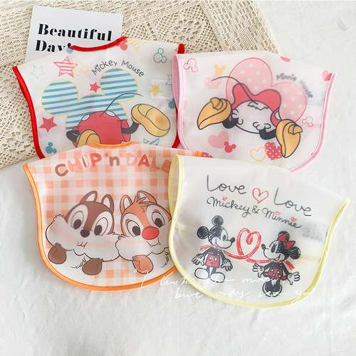 ins Korean version of baby rice bag, children's waterproof bib, leak-proof, wash-free infant saliva napkin, newborn rice bag