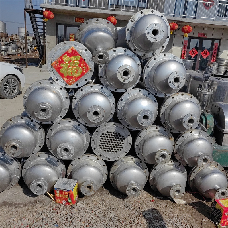 二手不锈钢列管式冷凝器 100平方工业冷却设备 工业冷凝器