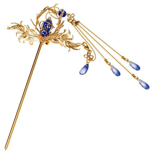 Swan Dream Xiao Qiao Hanfu accessories hairpin tassel step rocker hairpin women's ancient style hair accessories headdress 29.9GF120
