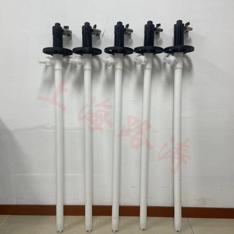 供应HD-A1+PPHT-1500HP耐酸插桶泵气动油桶泵手提式化工抽液泵