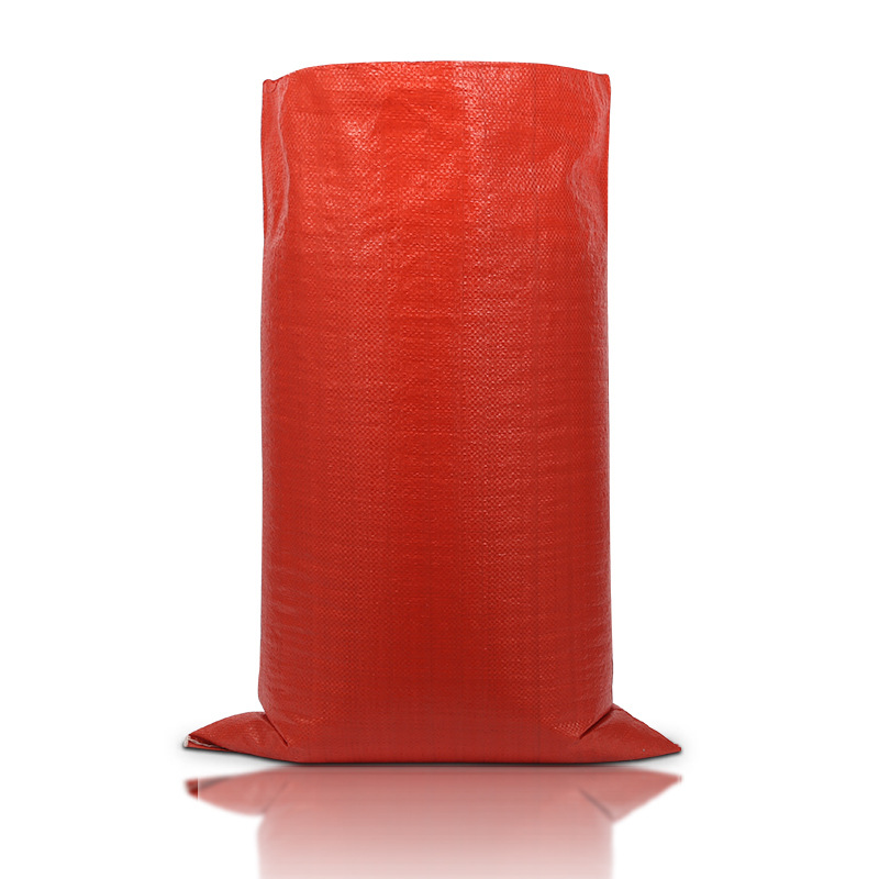 red woven big durable bag