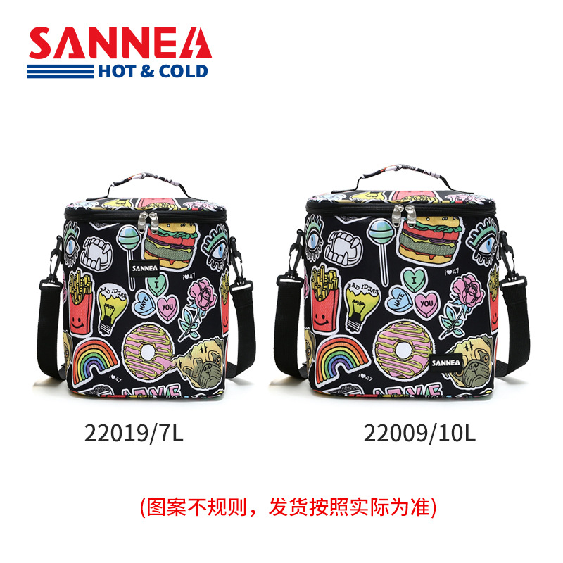 Cross-border large-capacity fresh-keeping ice bag Amazon hot-selling children's cartoon handbag can be cross-body insulation bag