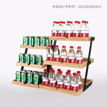 cs面包展示架超市水果饮品零食玩具糖果辣条陈列架便携式自由组合