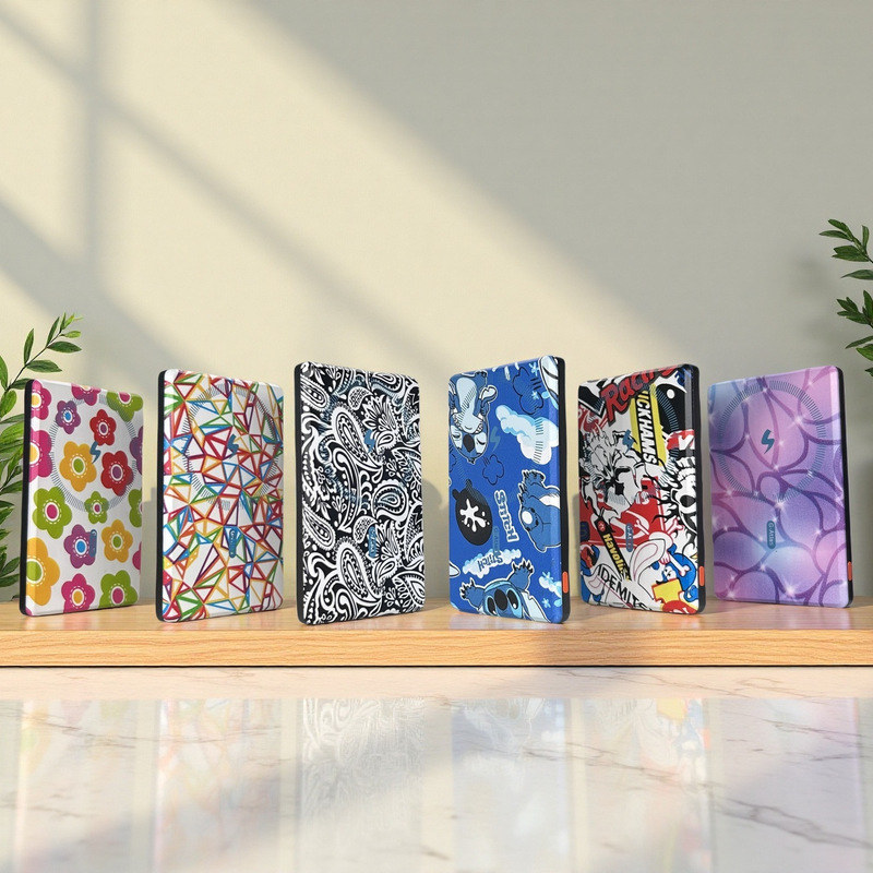 2025 New Mini Magnetic Power Bank Shell Water Transfer Printing Ultra-Thin Portable Suitable for Apple Can Be Carried on the Plane 2025 New Mini Magnetic Power Bank Shell Water Transfer Printing Ultra-Thin Portable Suitable for Apple Can Be Carried on the Plane