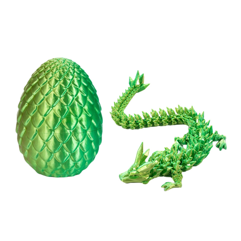 跨境批发3D打印龙蛋神龙套装玩具宝石龙摆件手办礼物装饰创意潮玩|undefined