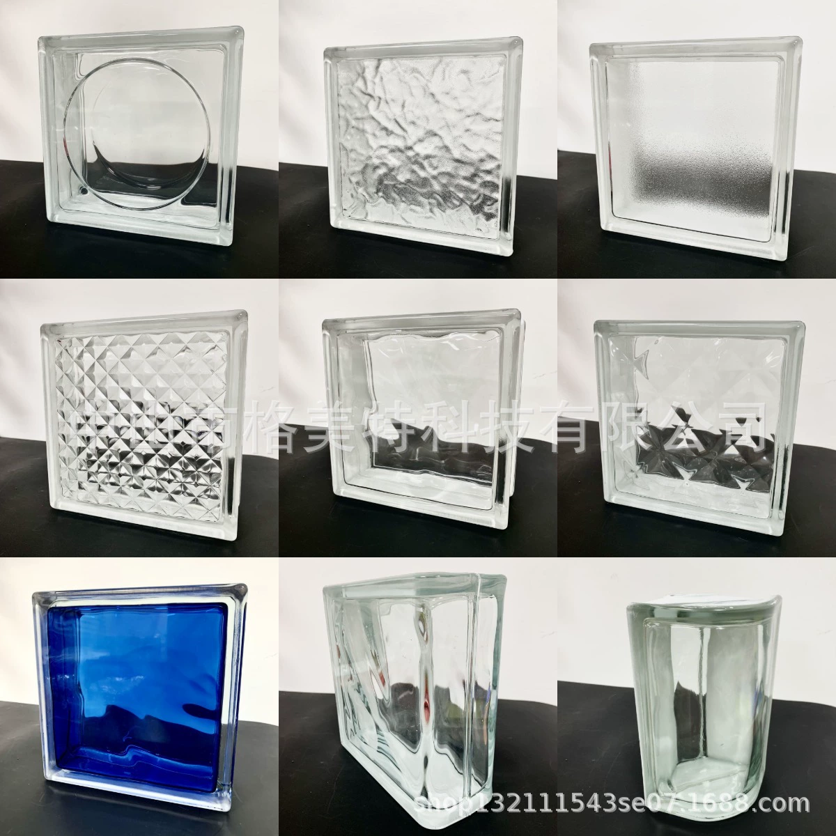 Хрустальное стекло кирпич полый висячий кирпичный экран фон занавеска стена супер белая прозрачная квадратная ванная комната внутренняя и внешняя отделка