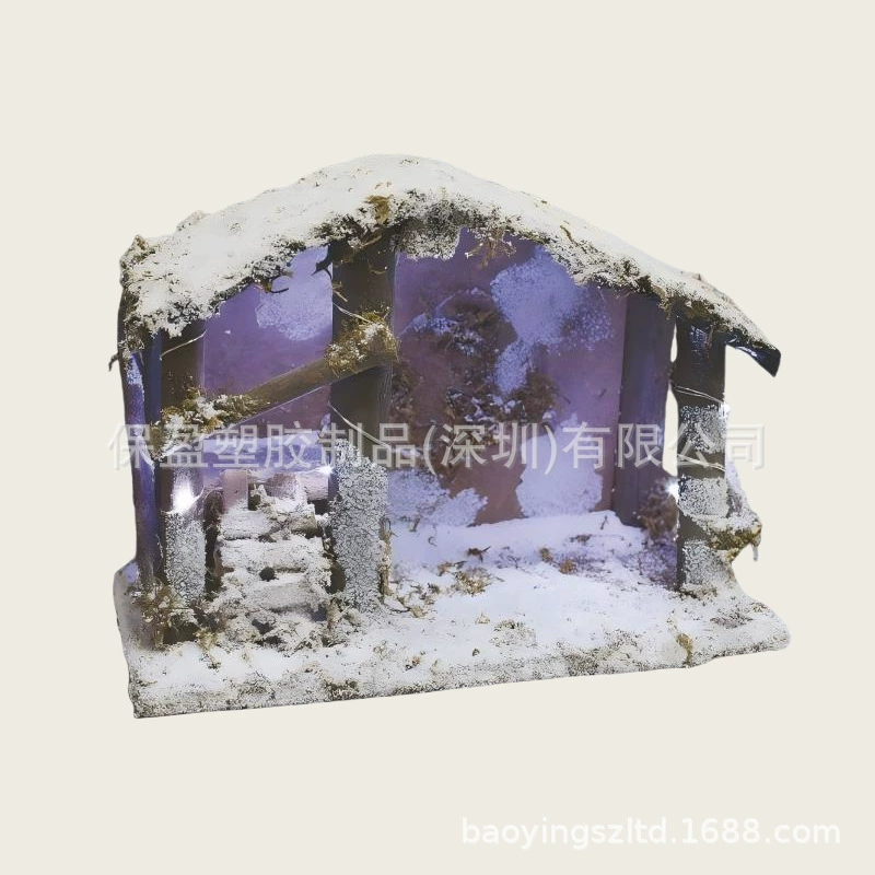 Рождественские украшения для кормушки, фигурки для домика в кормушке, праздничные религиозные поделки, домашние украшения, оптовая торговля для внешней торговли