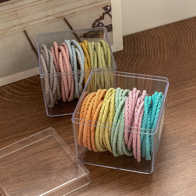 Tocado alto Cola de Caballo cabeza de bola banda de pelo Simple cuerda de pelo de verano de las mujeres