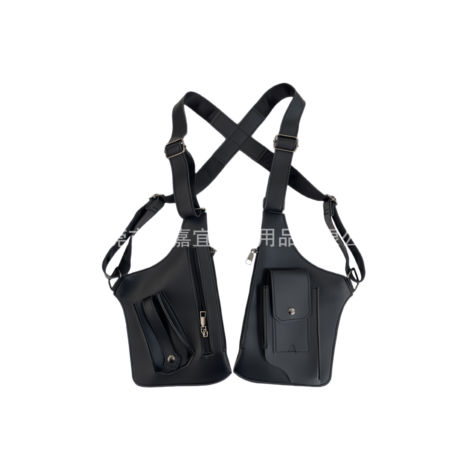 Vest Bag, Retro Backpack, Underarm Shoulder Bag, Multifunctional Shoulder Bag, Men's Bag, Outdoor Mobile Phone Bag, Vest Chest Bag