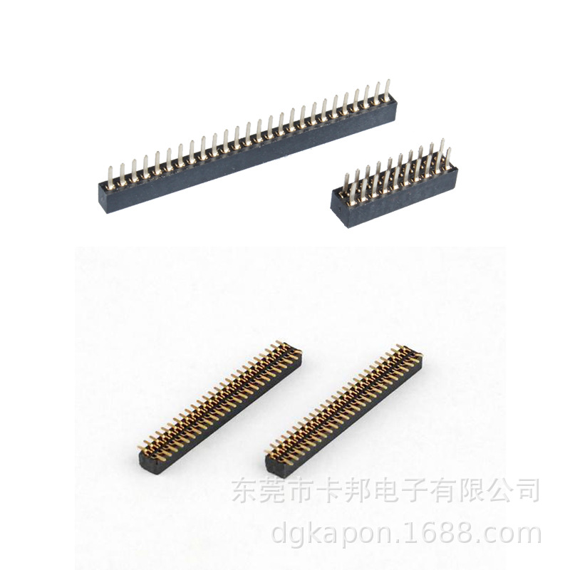 供应间距1.0排母全系列、1.0双排排母、1.0贴片排母、SMT排母