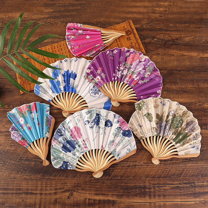 扇子折扇 夏季礼品女士折叠刀贝壳扇古典日式古风舞蹈 折扇子