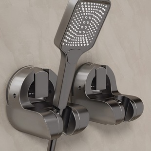 Suction Cup Shower Head Holder Artifact Fixed Home Bathroom Punch-Free Kidsren's Shower Head Hanger Removable and Adjustable