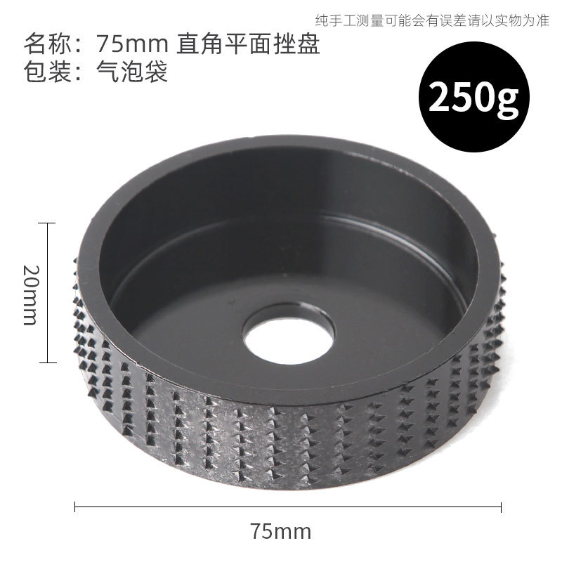 Amoladora angular placa de corte carpintería pulido plano de ángulo recto placa de corte rueda de pulido carpintería talla cuchillo raíz herramienta de talla